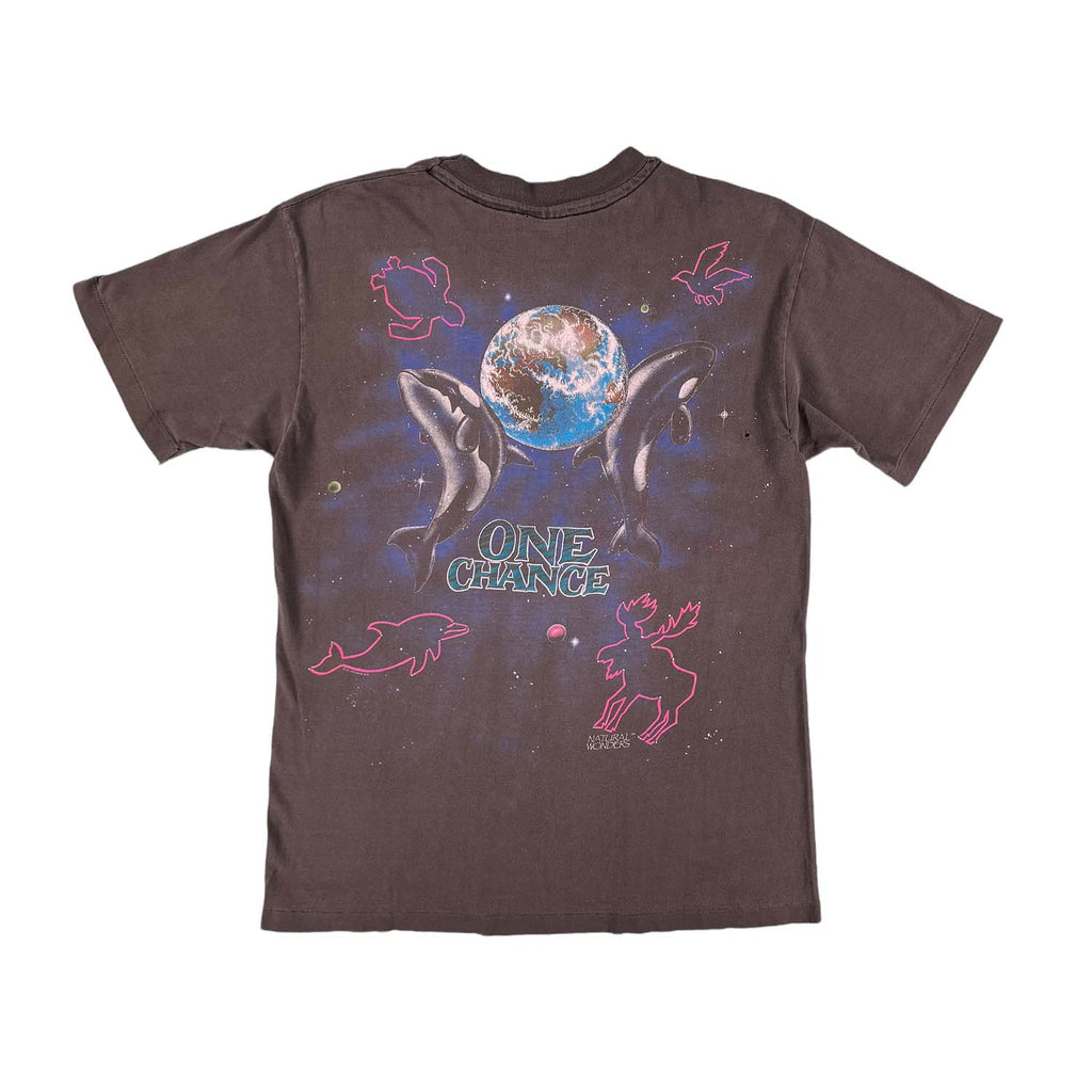 '90s One Earth faded nature tee M