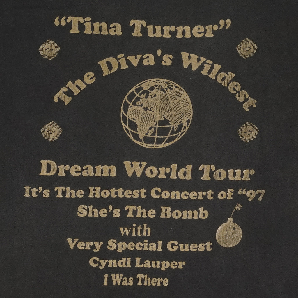 1997 Tina Turner World Tour bootleg tee L
