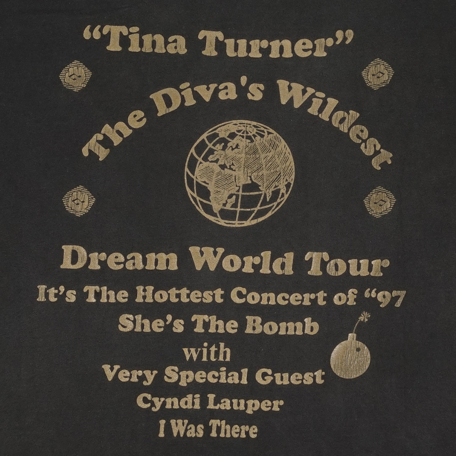 1997 Tina Turner World Tour bootleg tee L