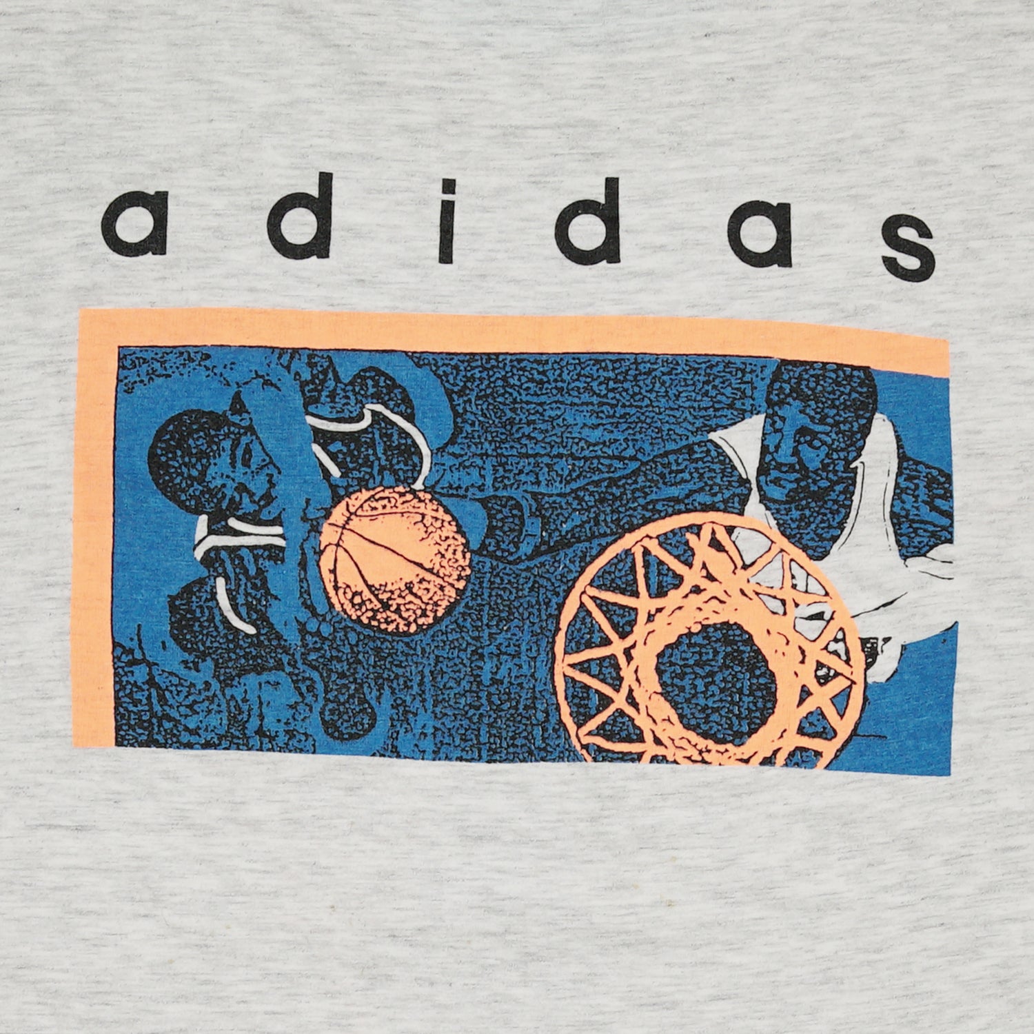 Vintage Adidas basketball graphic tee XL