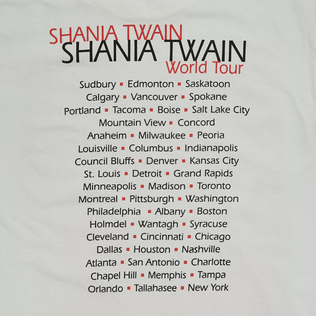 1998 Shania Twain world tour tee M