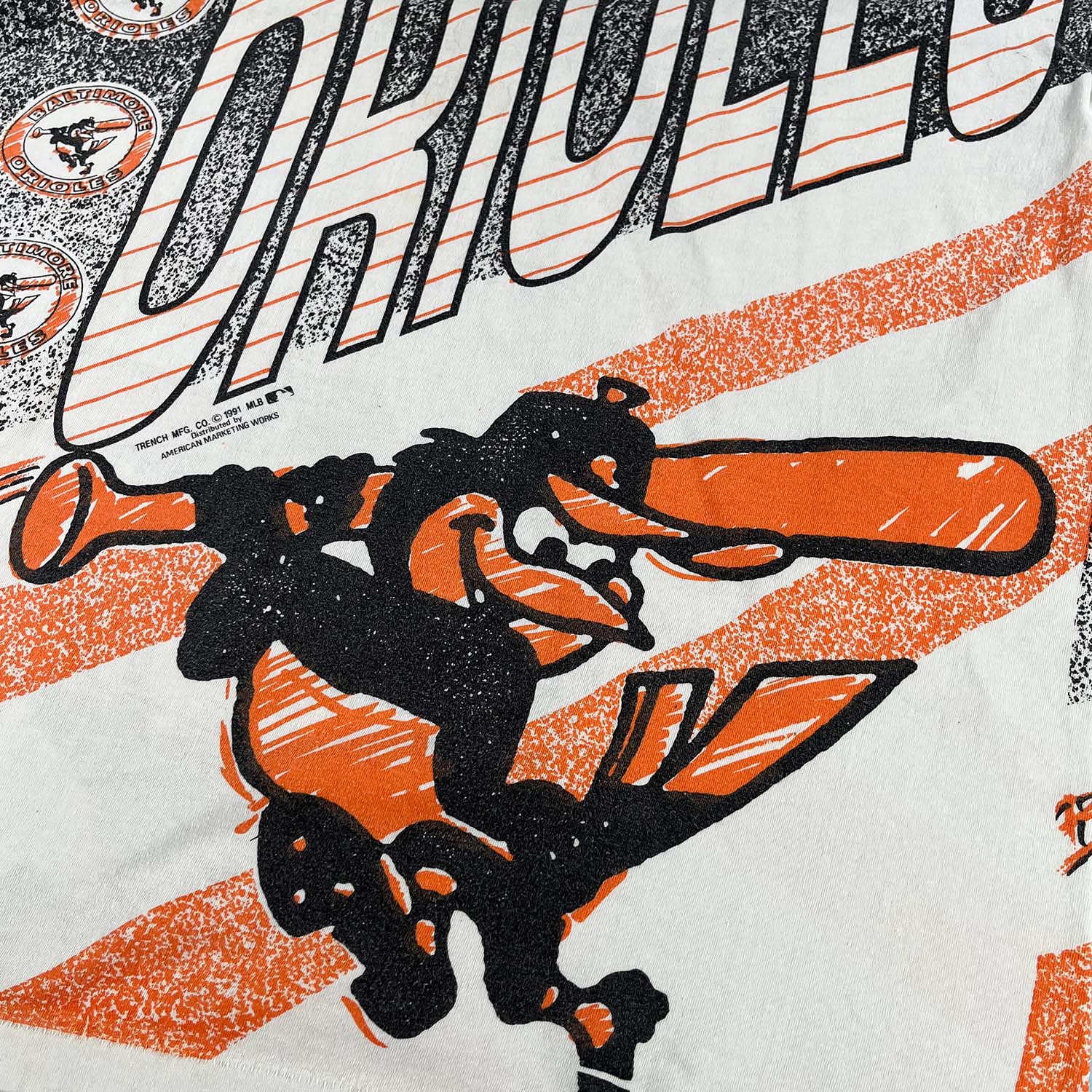 1991 Baltimore Orioles MLB AOP tee L/XL