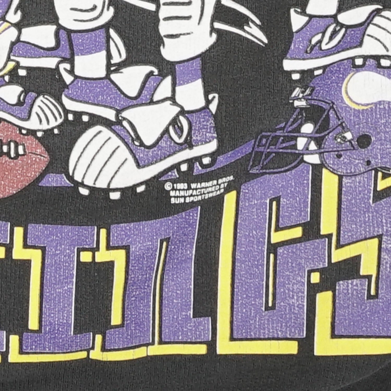 1993 Looney Tunes x Minnesota Vikings crewneck M