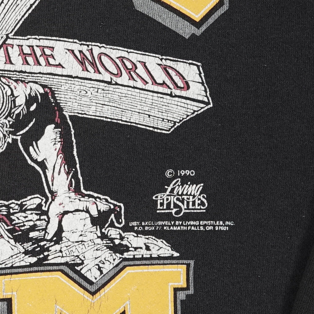 1990 Lord's Gym Jesus crewneck M