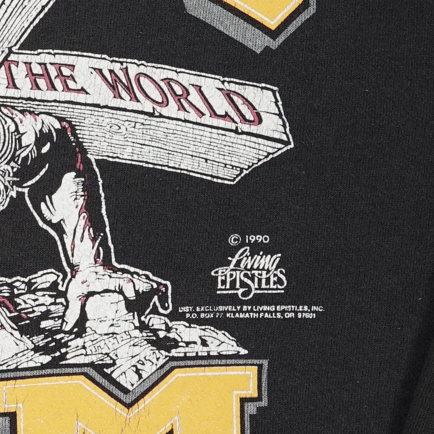 1990 Lord's Gym Jesus crewneck M