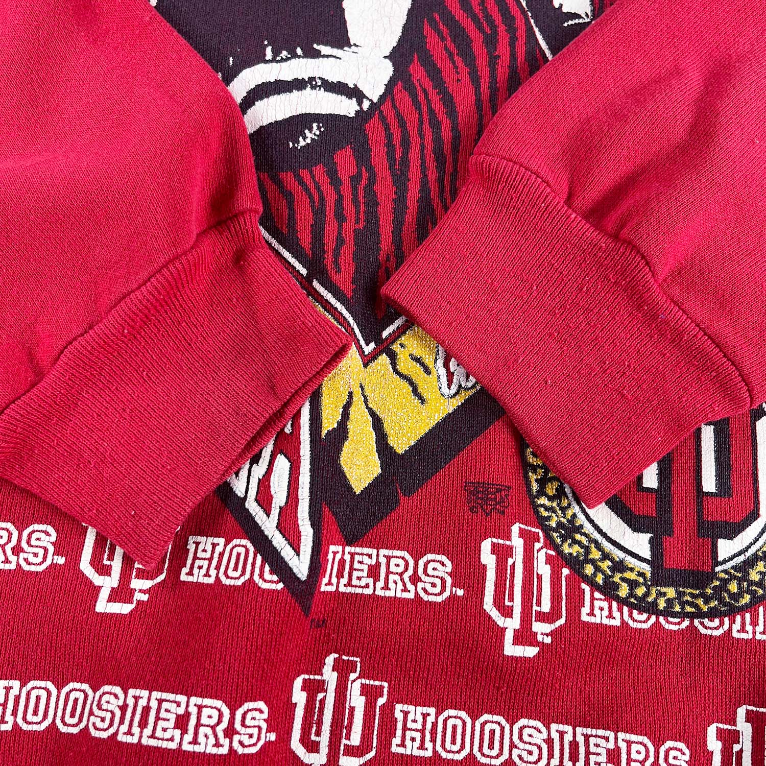 '90s Indiana Hoosiers football crewneck M