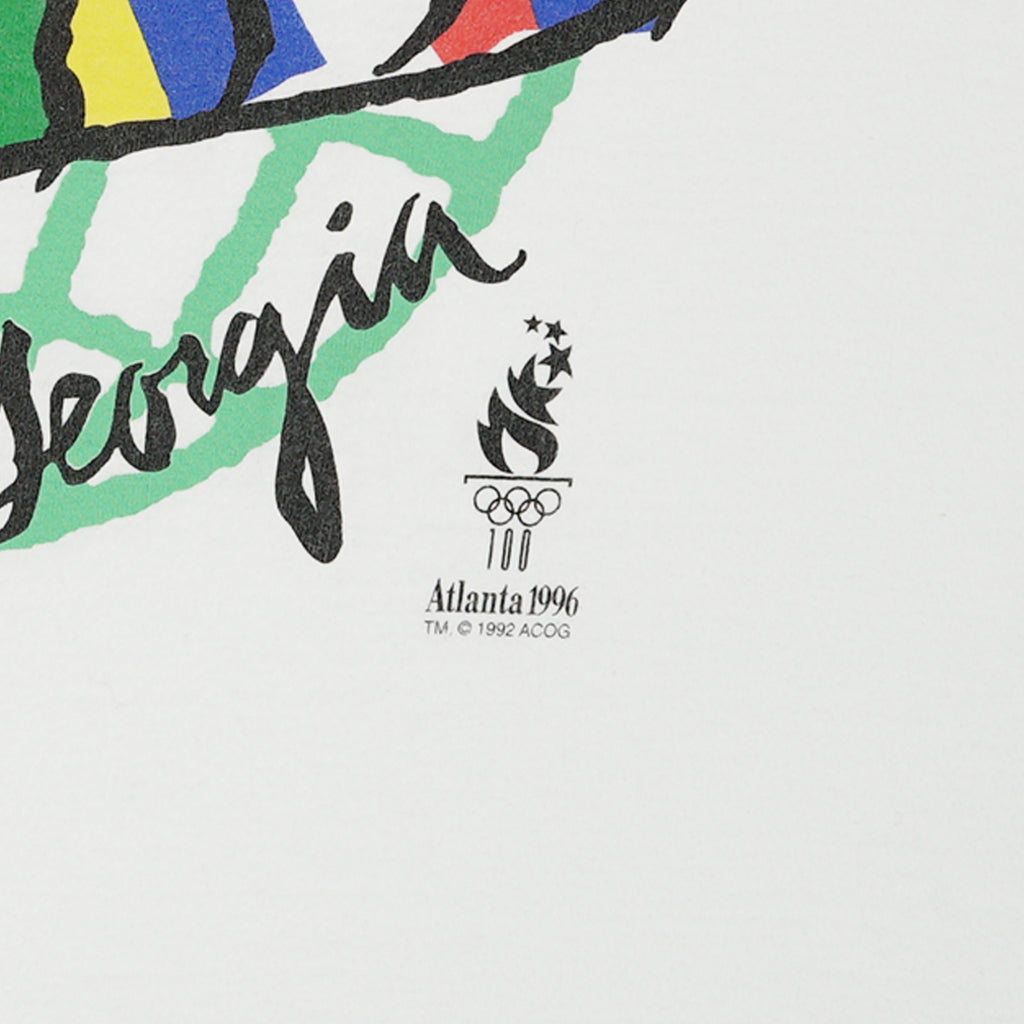Vintage Atlanta 1996 Olympics graphic tee L
