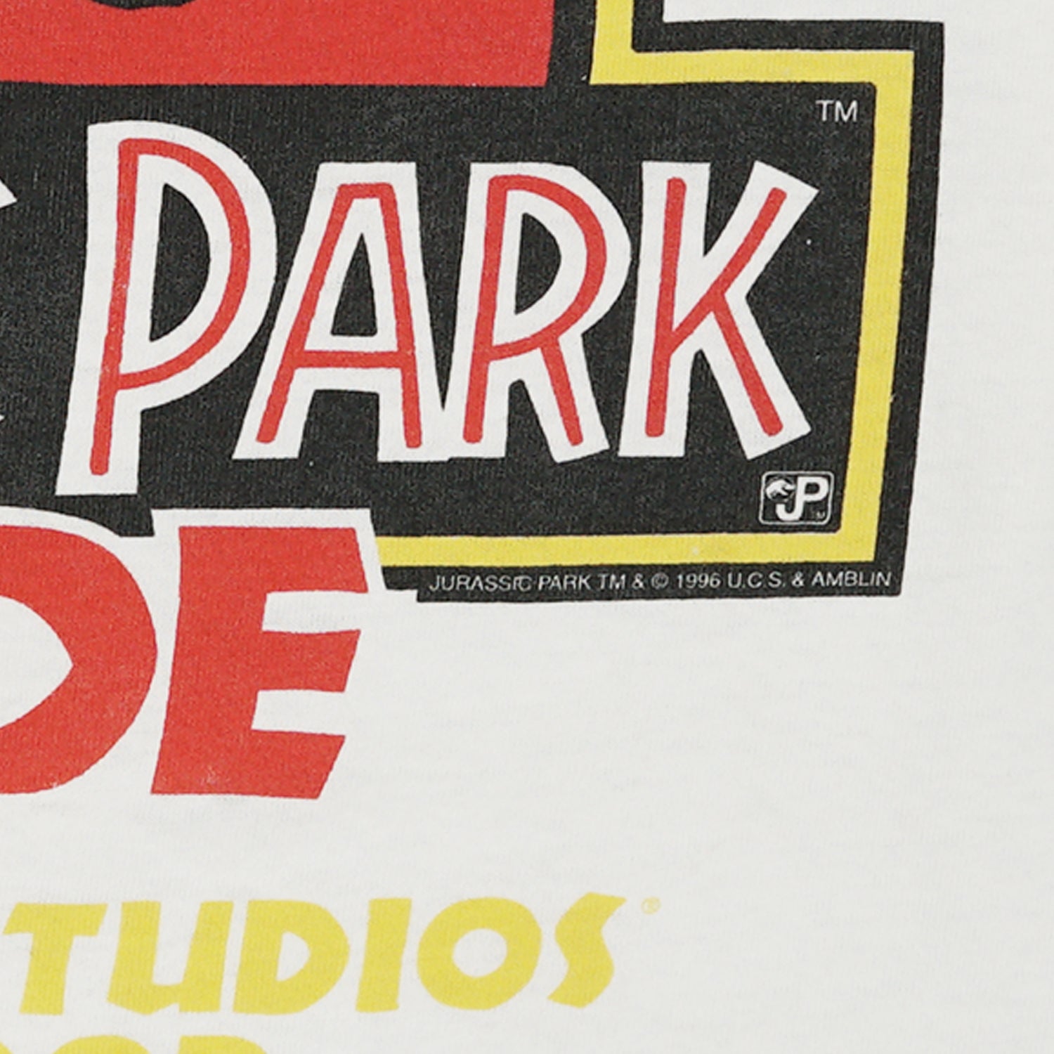 1996 I Survived Jurrasic Park The Ride tee S/M