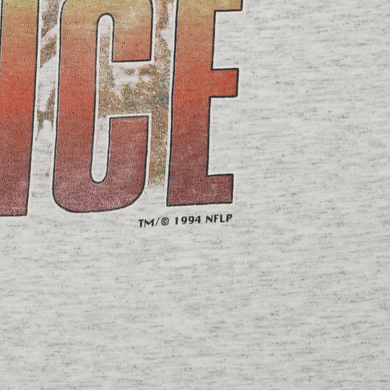 1994 Jerry Rice SF 49ers NFL stats tee XL