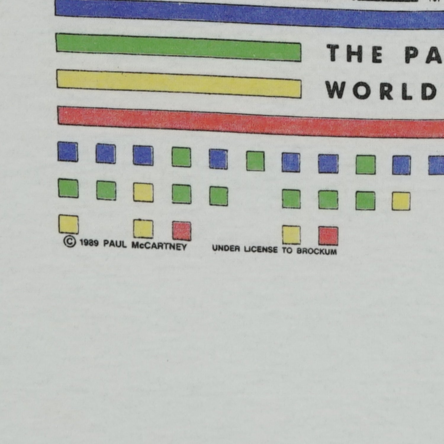 1989/90 Paul McCartney world tour tee M/L