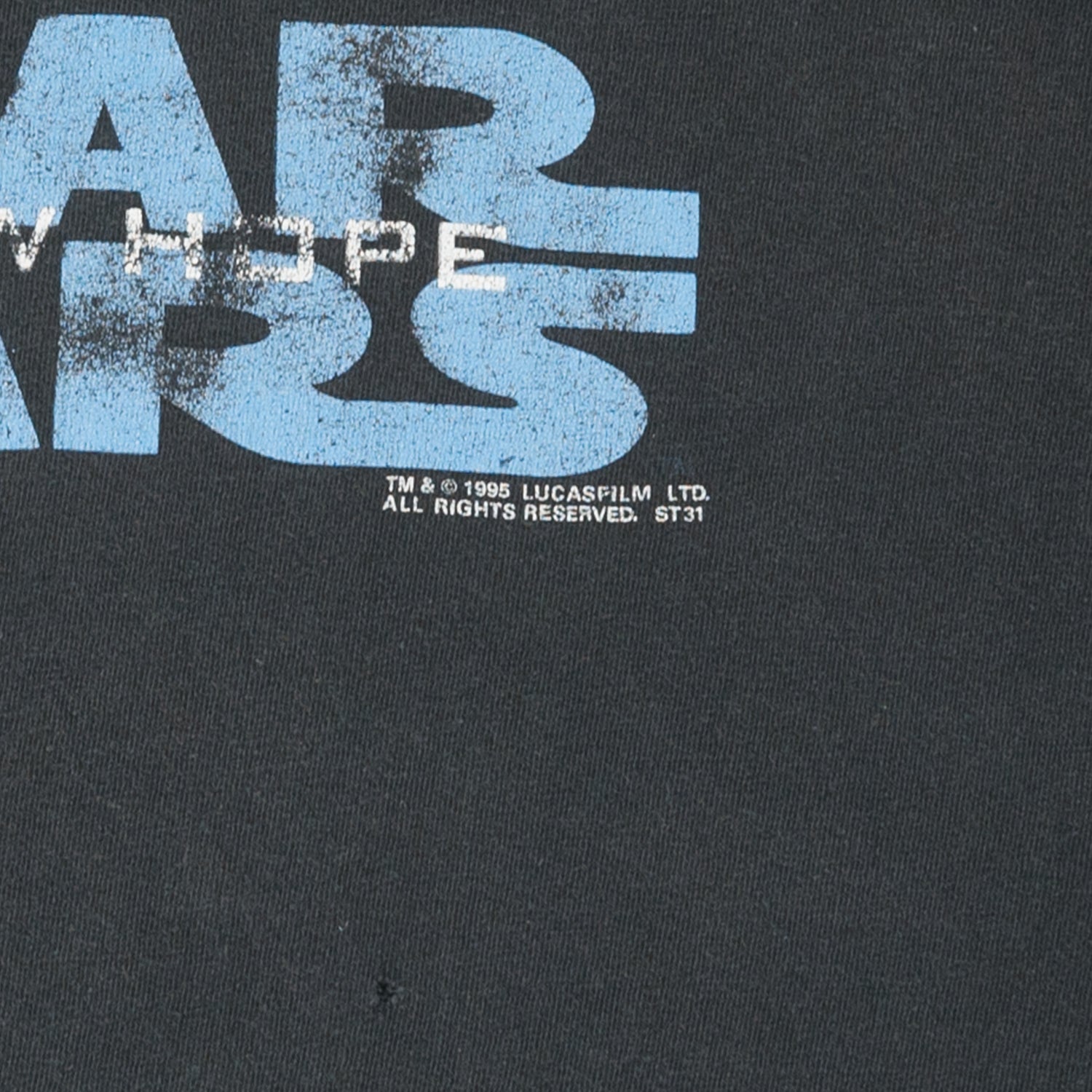 1995 Star Wars A New Hope Darth Vader movie promo tee XL