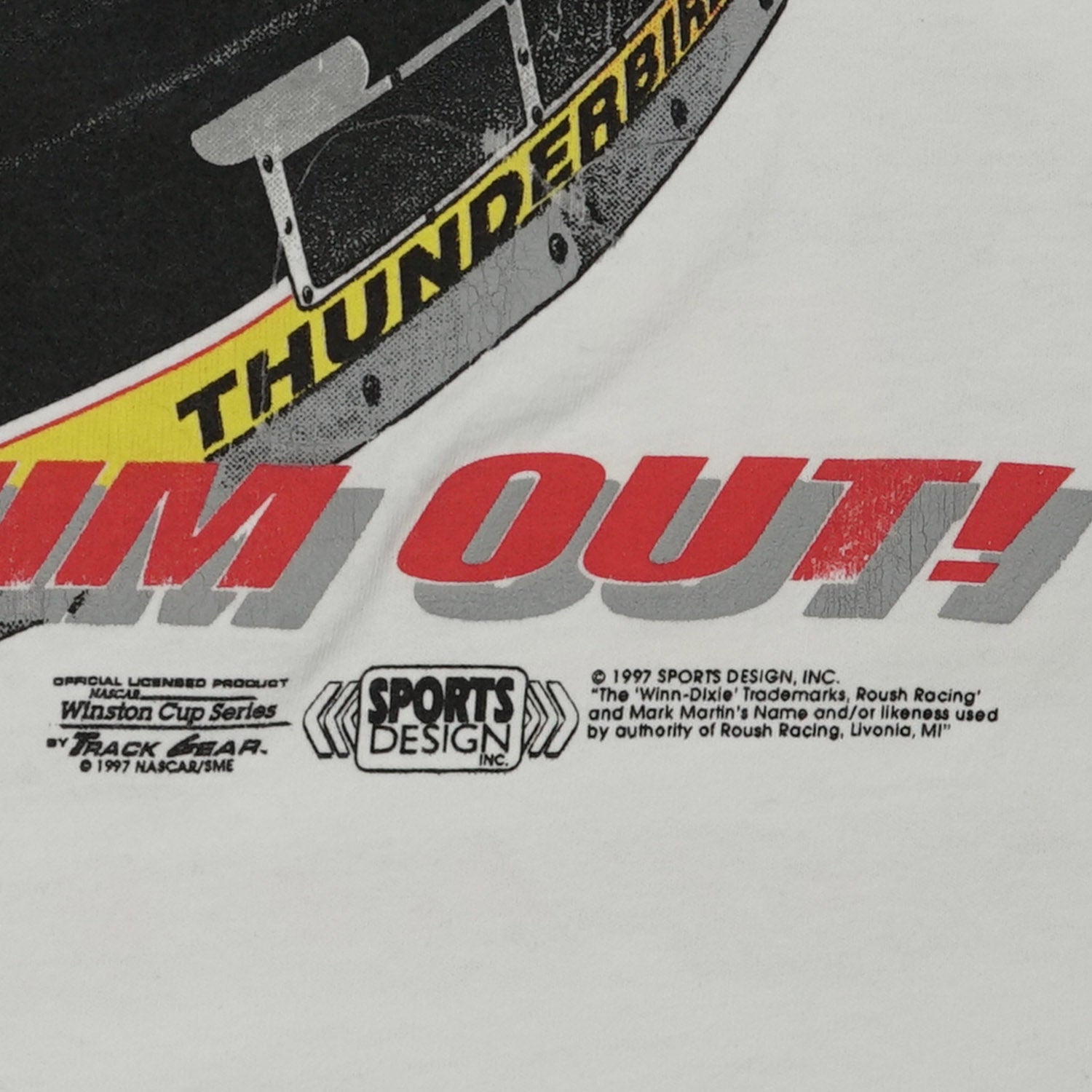 1997 Mark Martin Express Lane racing tee XL