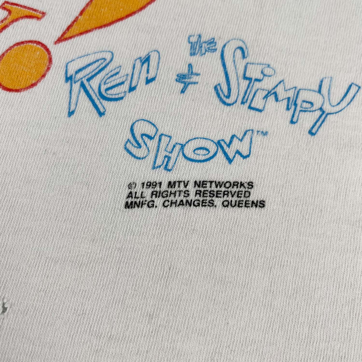 1991 Ren & Stimpy 'Oh Joy' tee XL