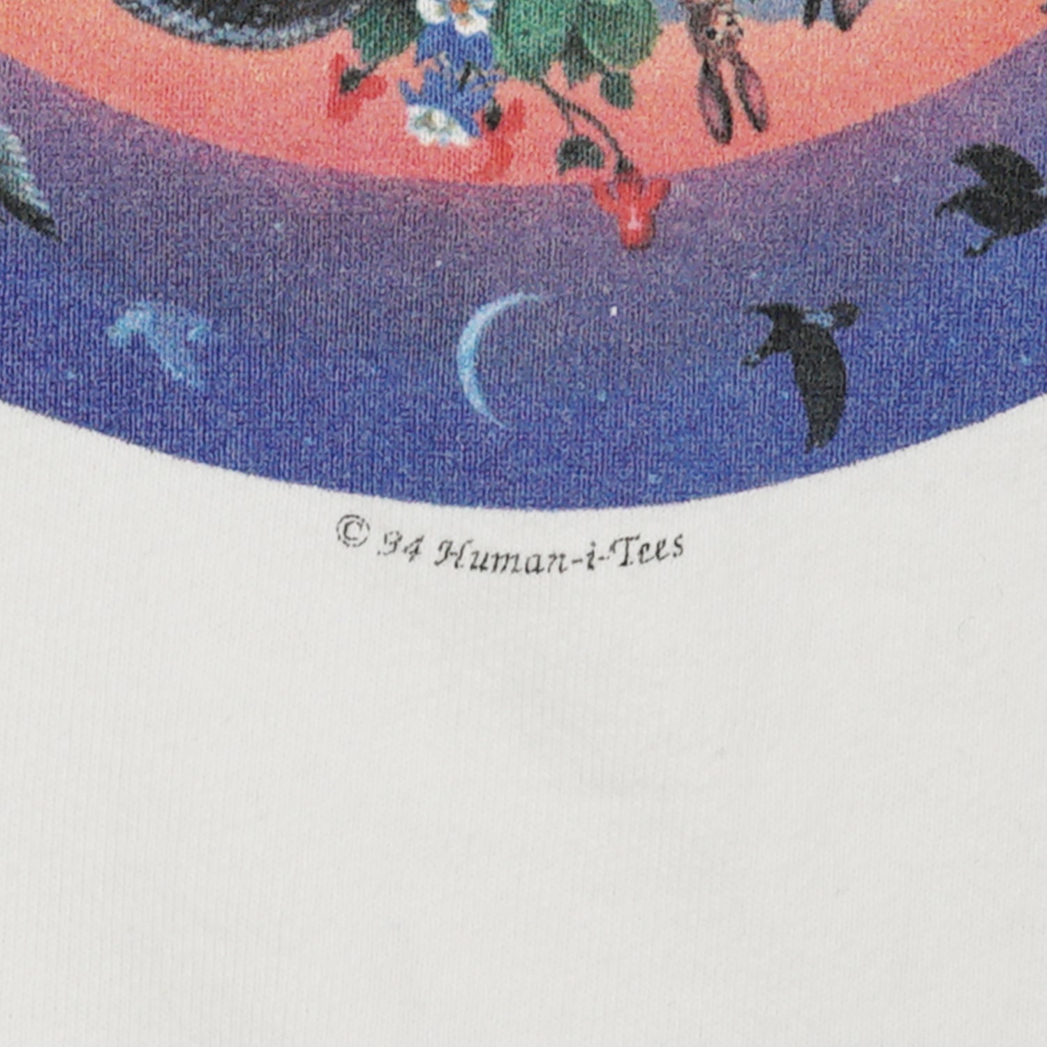 1994 Human-i-Tees circle of life nature crewneck XL