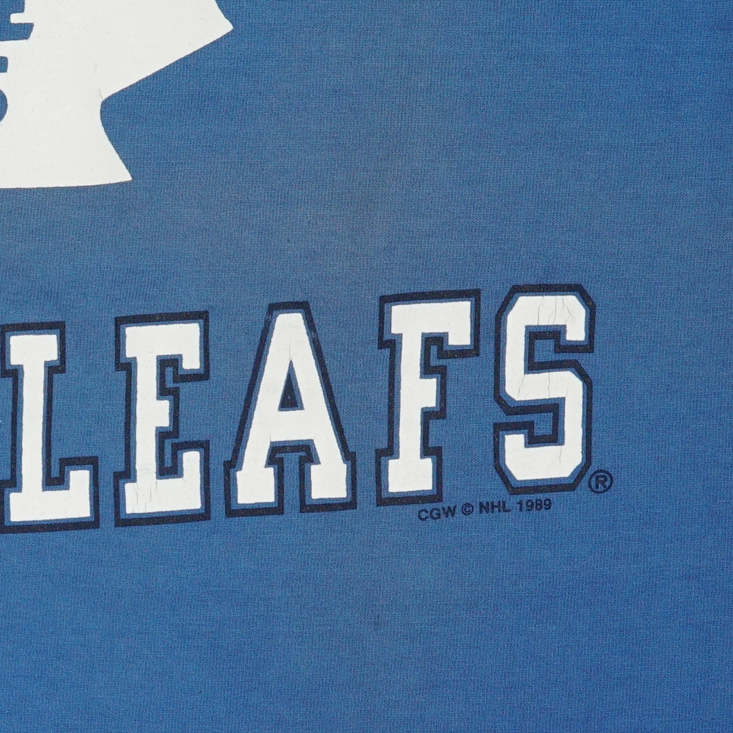 1989 Toronto Maple Leafs faded tee XL