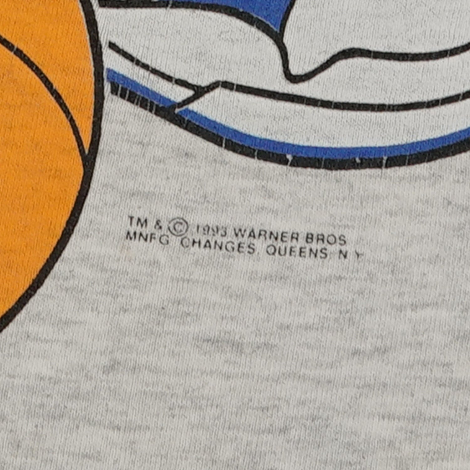 1993 Looney Tunes x Cross Colours graphic tee in grey L