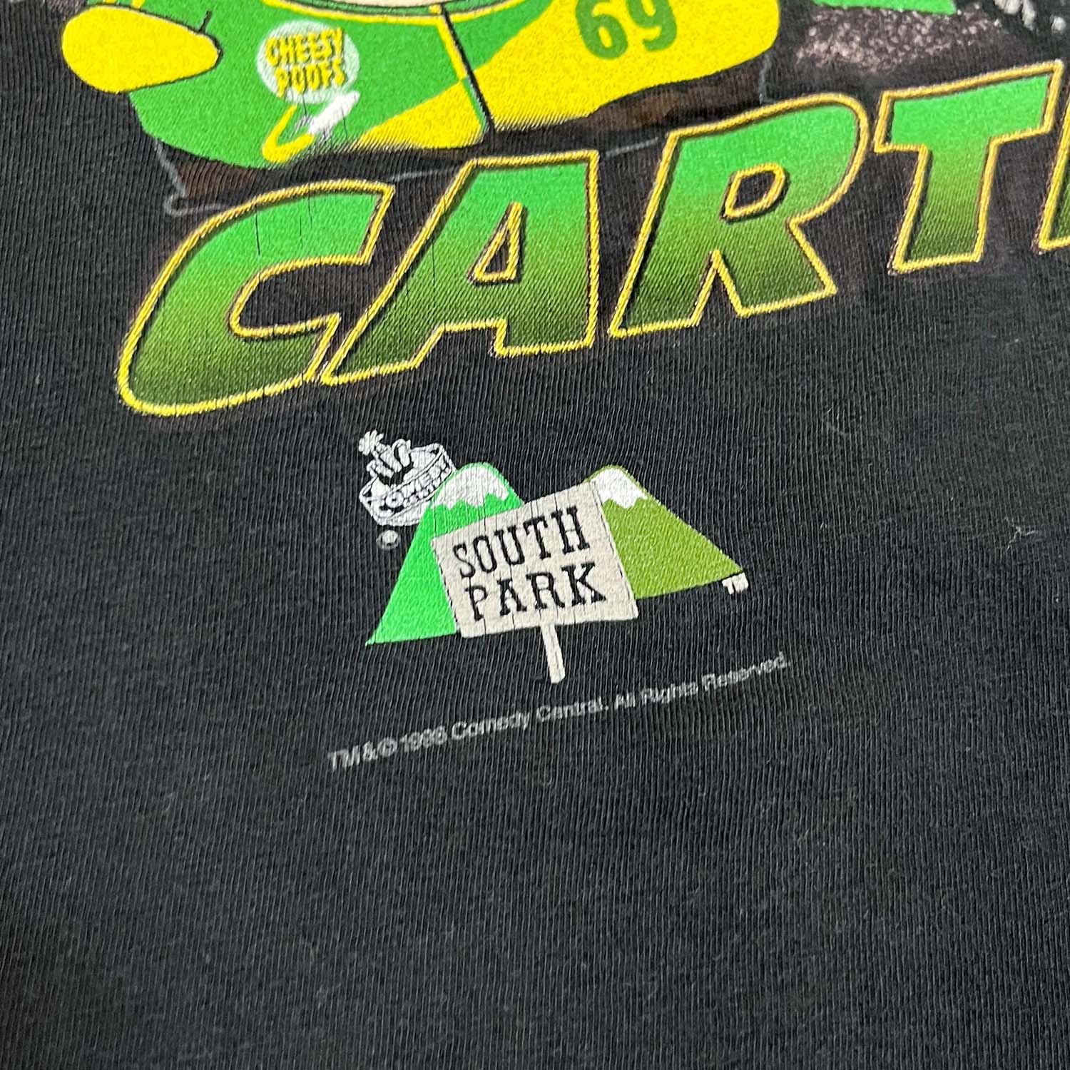 1998 South Park Cartman racing tee XL