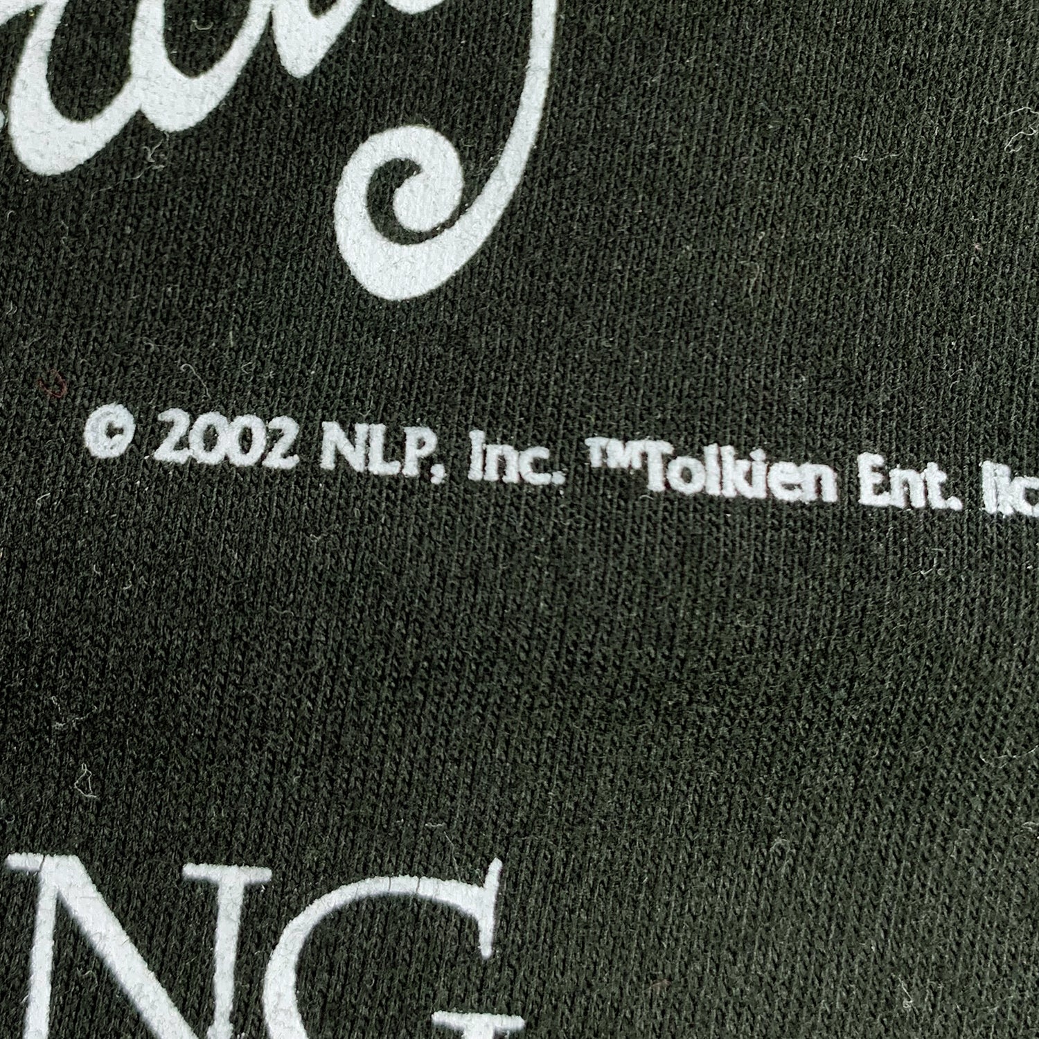 2002 Lord of the Rings Two Towers bootleg movie tee M