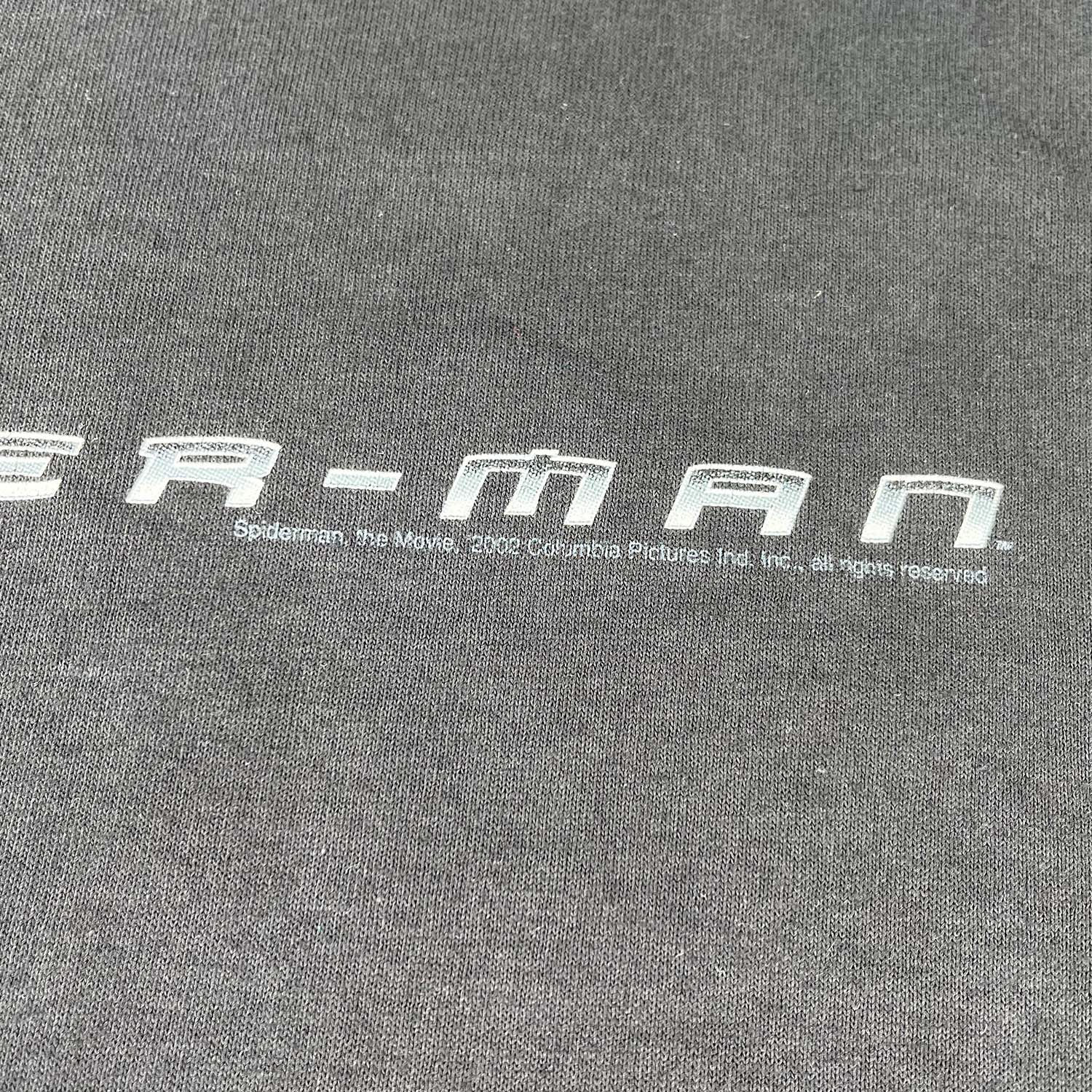2002 Spiderman movie promo tee XL