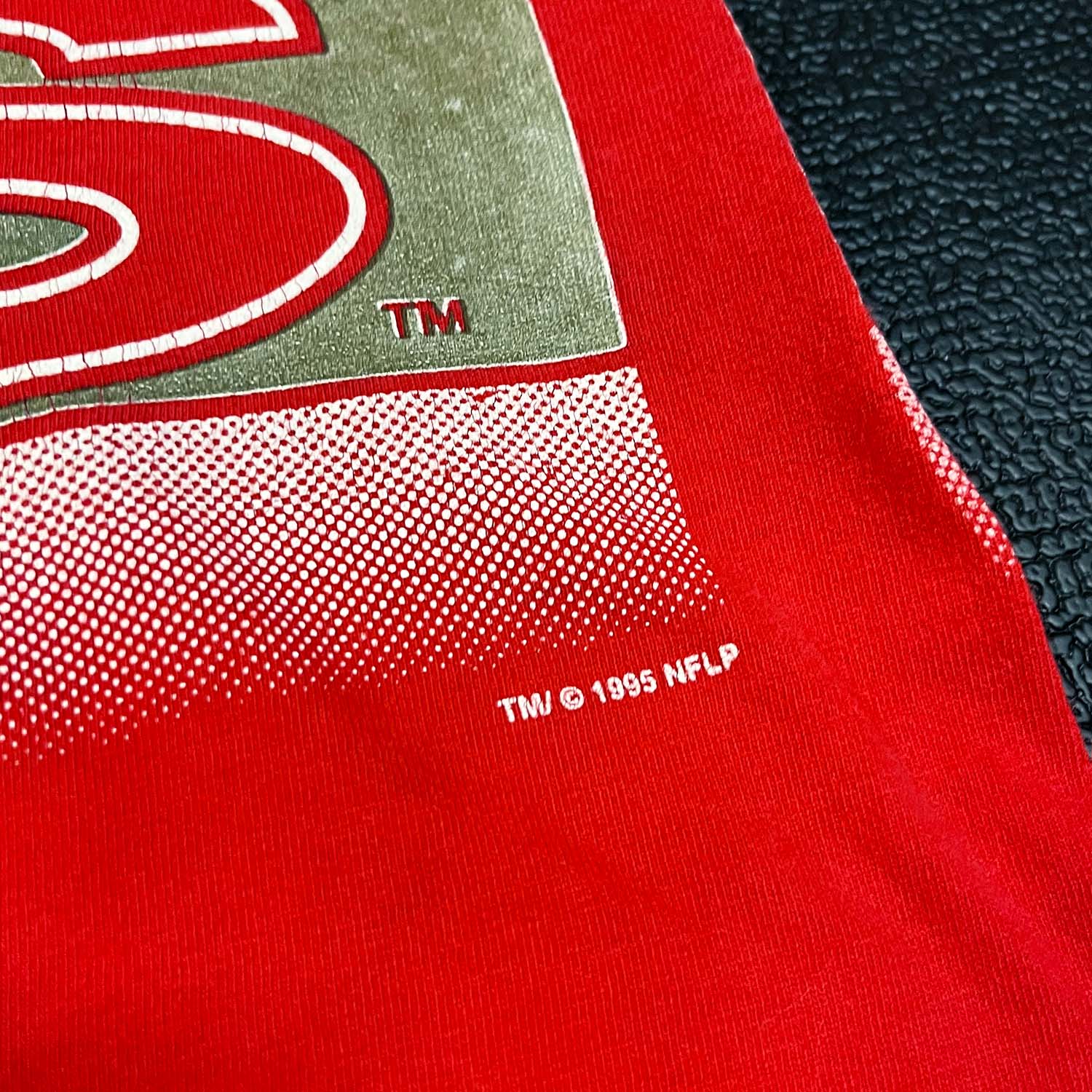 1995 SF 49ers Salem AOP tee XL