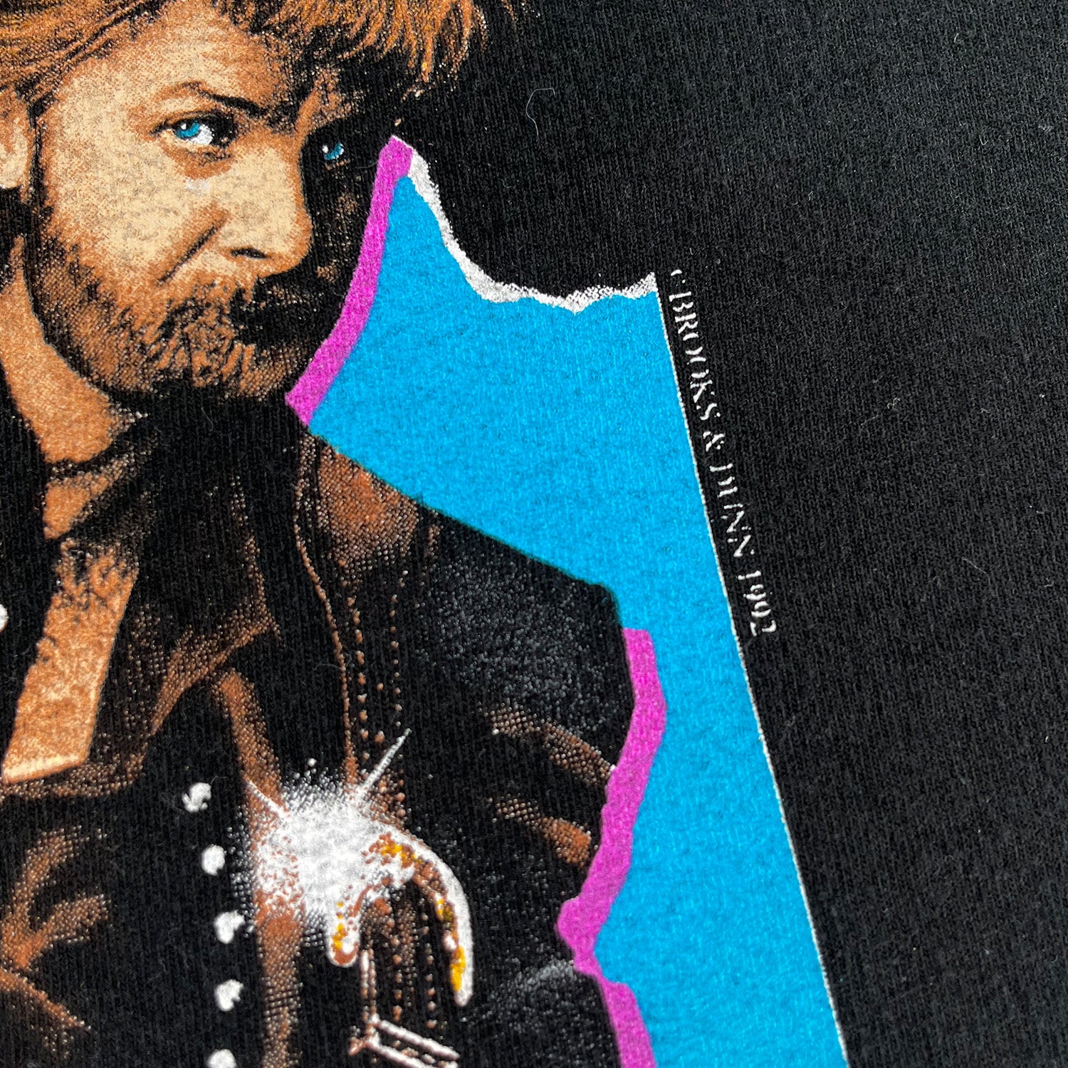 1992 Brooks & Dunn Trail Drive band tee L