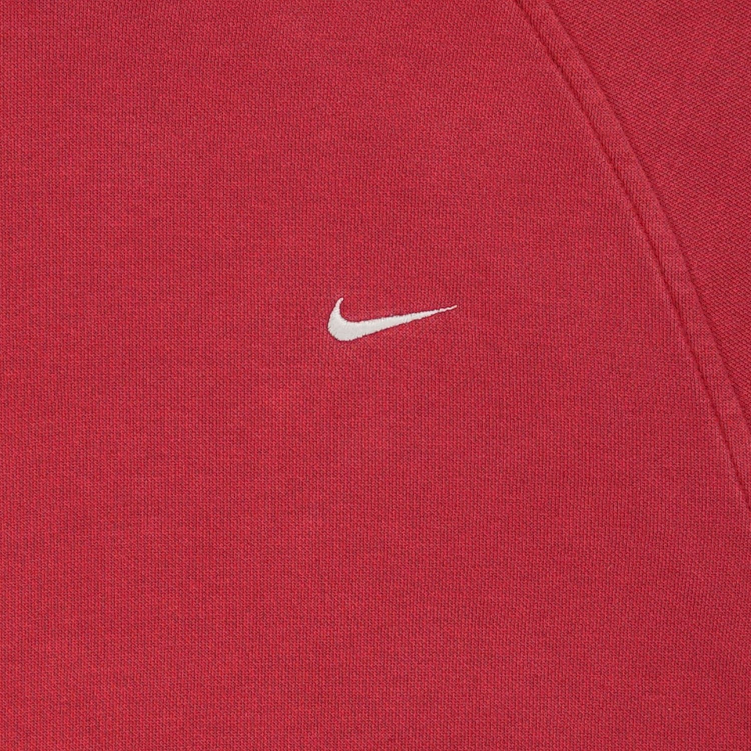 2000s Nike mini swoosh hoodie Maroon L