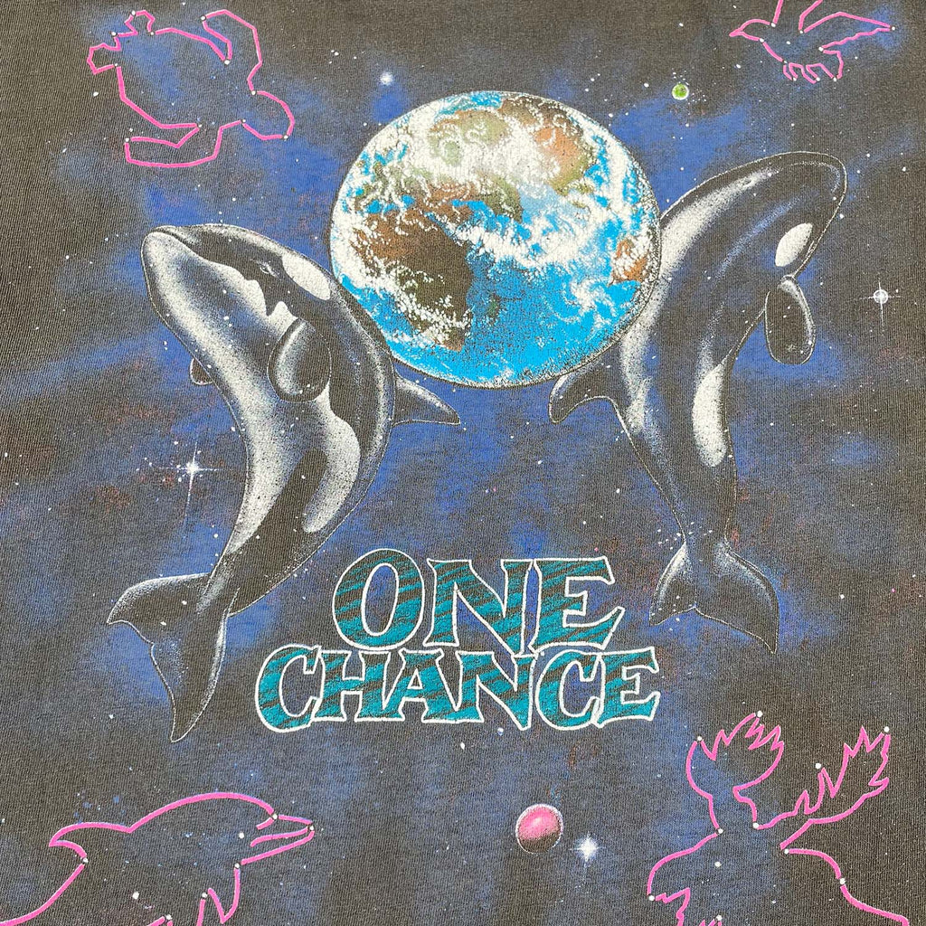 '90s One Earth faded nature tee M