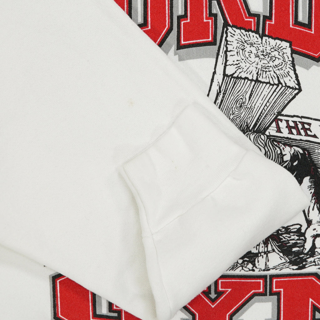 1990 Lord's Gym Jesus "His Pain Your Gain" crewneck M