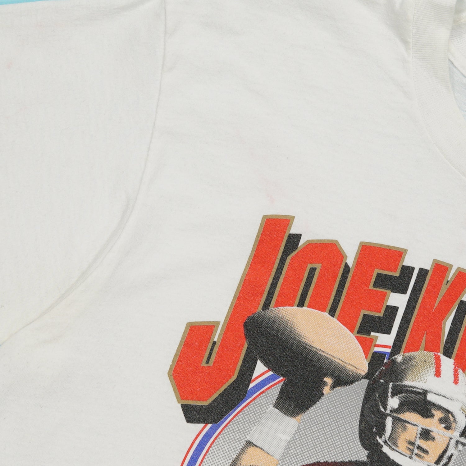 1990 Joe Montana SF 49ers tee L