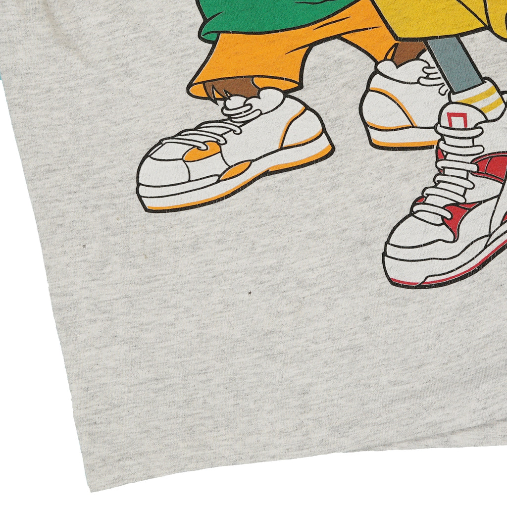 1993 Looney Tunes x Cross Colours graphic tee in grey L