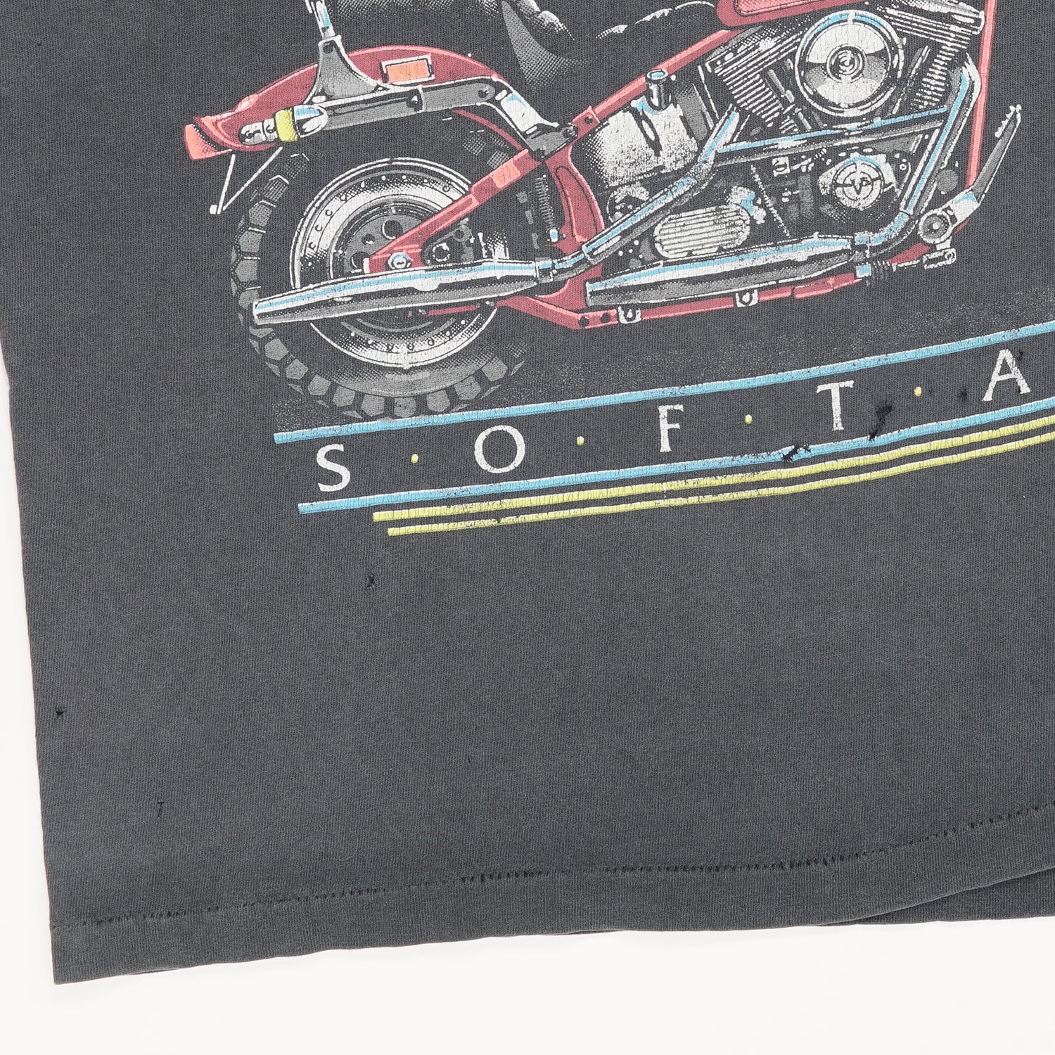 1991 Harley Davidson softail bike tee M/L