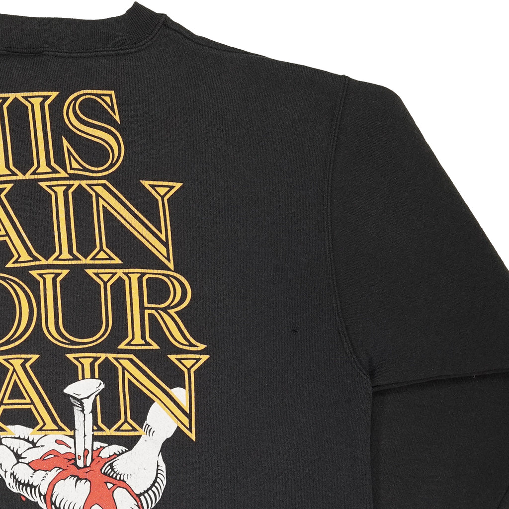 1990 Lord's Gym Jesus crewneck M