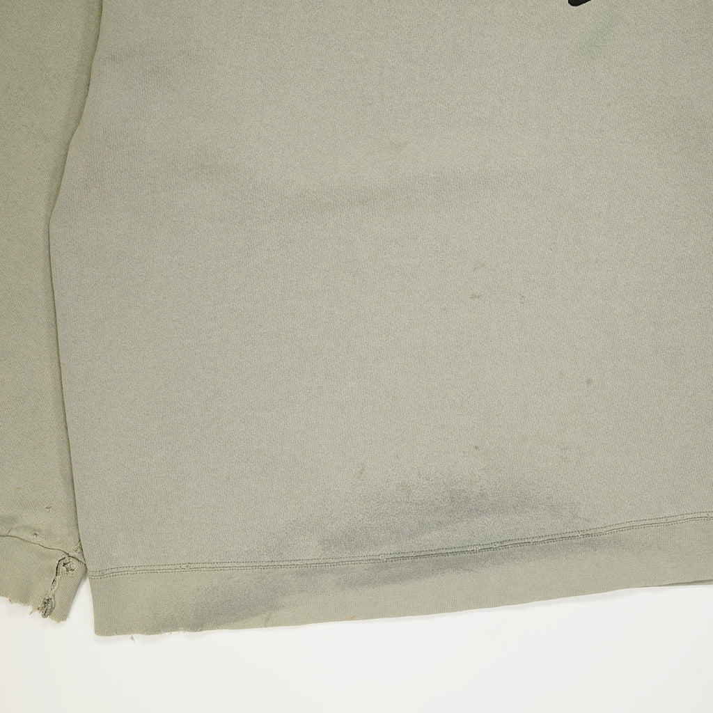 '90s Nike mini swoosh distressed faded crewneck L