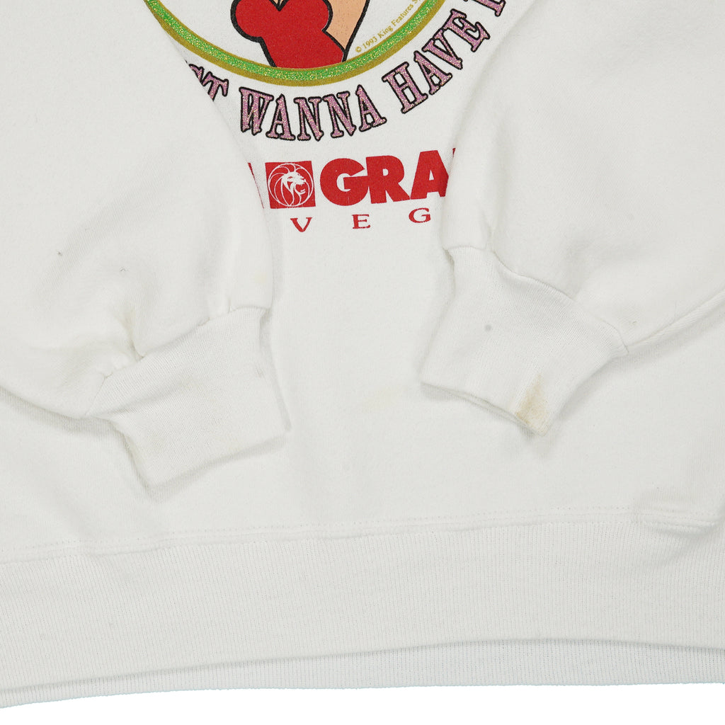 1993 Betty Boop MGM Grand Las Vegas crewneck L