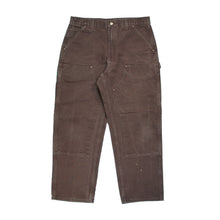 Load image into Gallery viewer, Carhartt double knee jeans brown 34&quot; x 30&quot;
