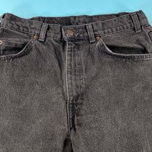 Load image into Gallery viewer, Vintage Levi&#39;s 634 orange tab dark wash jeans 32x33
