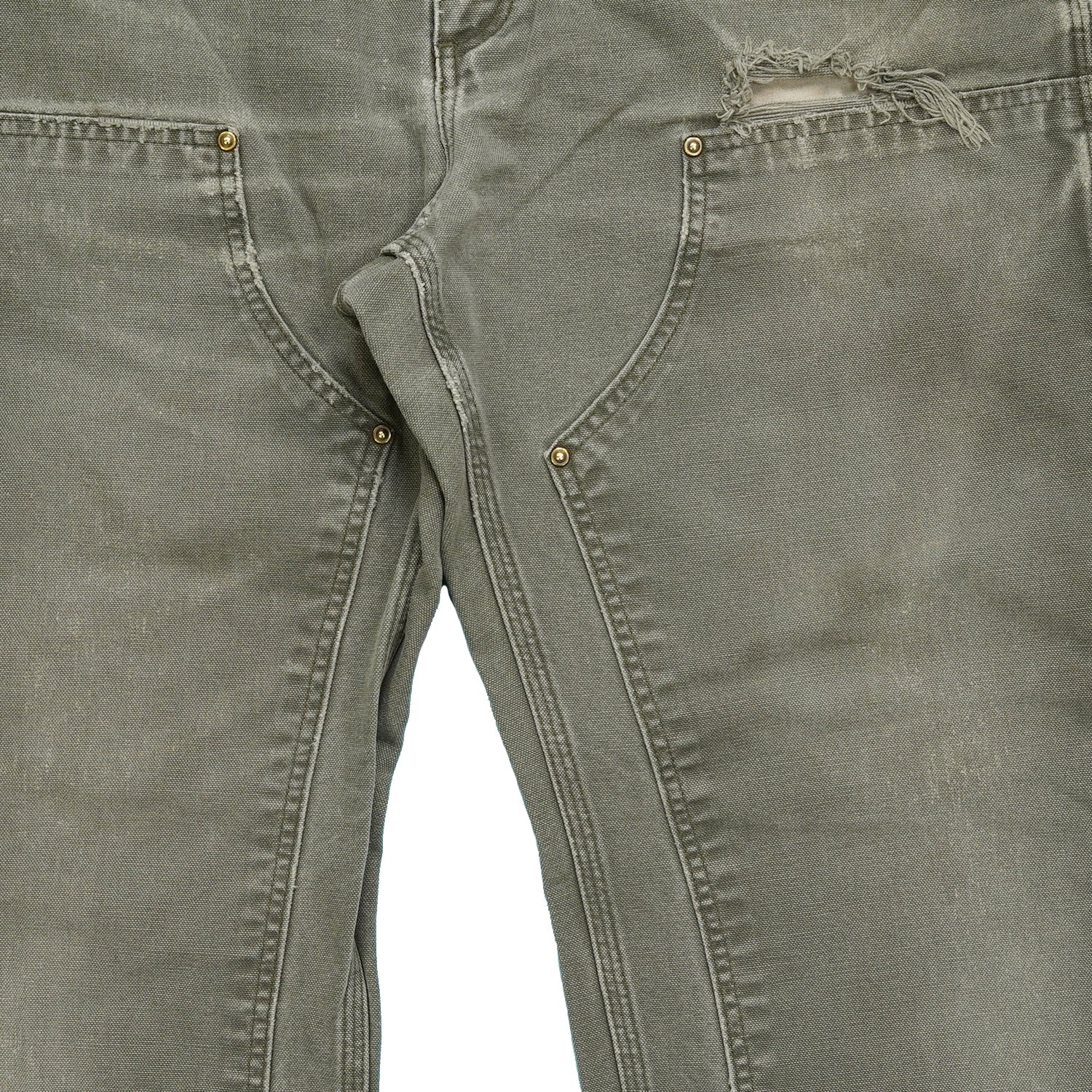 Carhartt double knee denim green 34" x 31"