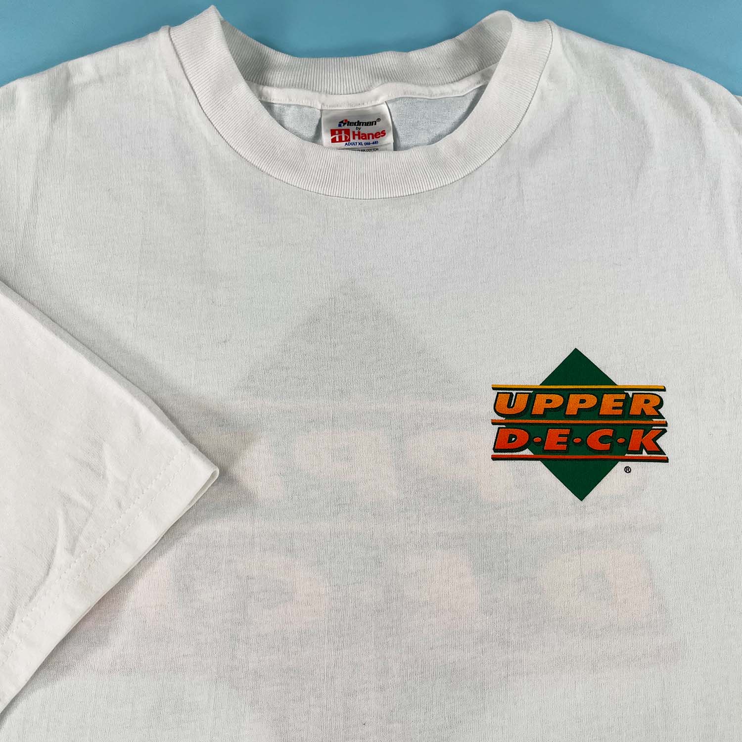 '90s Upper Deck sports card tee XL