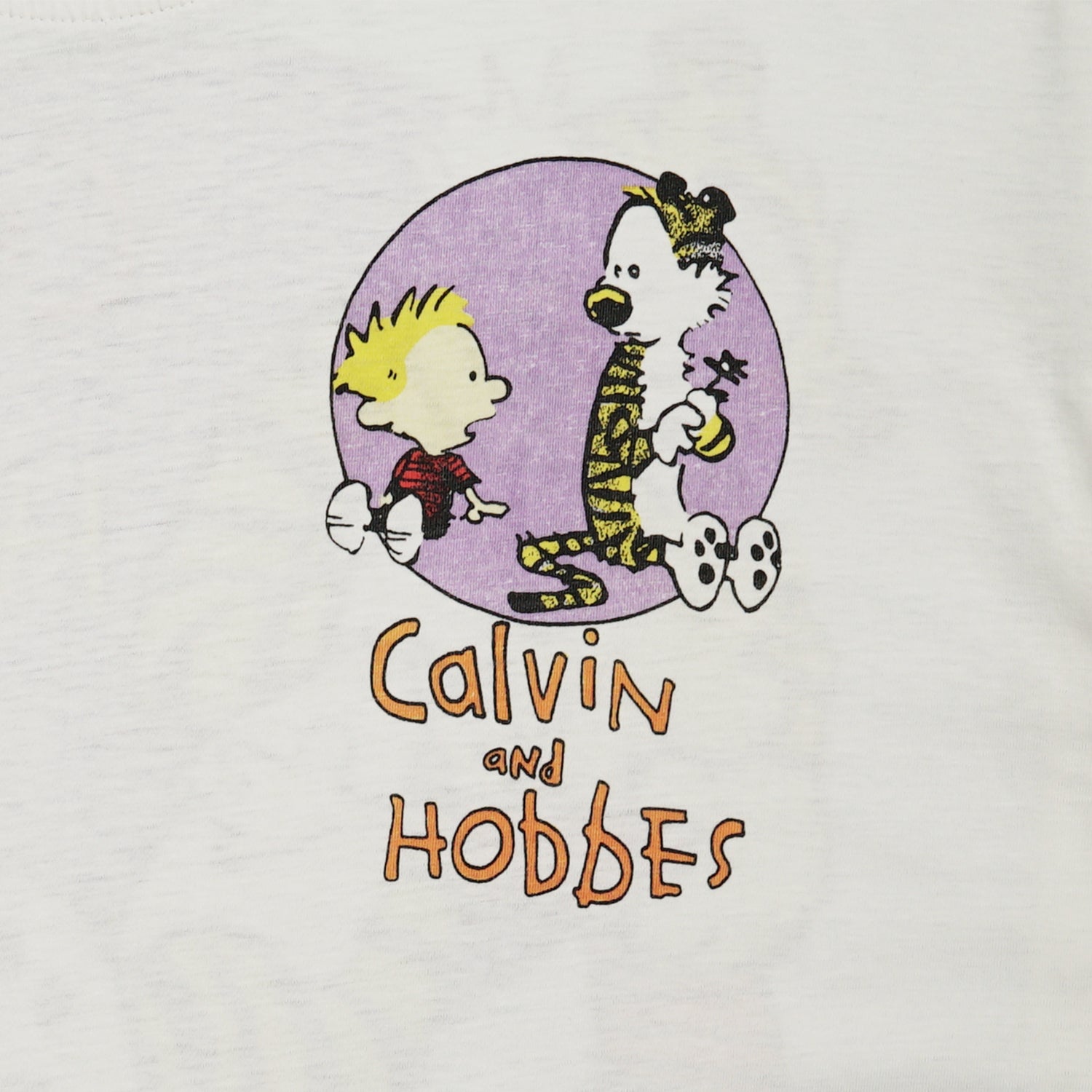 Bootleg Calvin and Hobbes comic graphic tee L