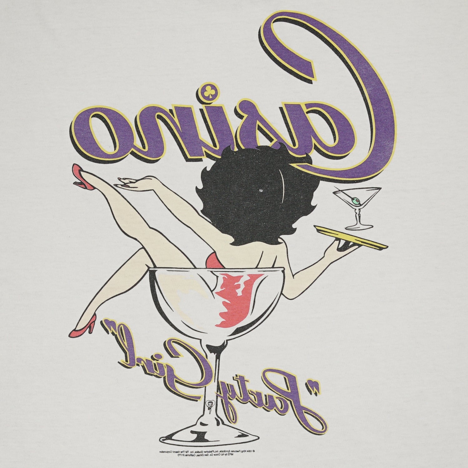 1994 Betty Boop Casino "Party Girl" tee XL