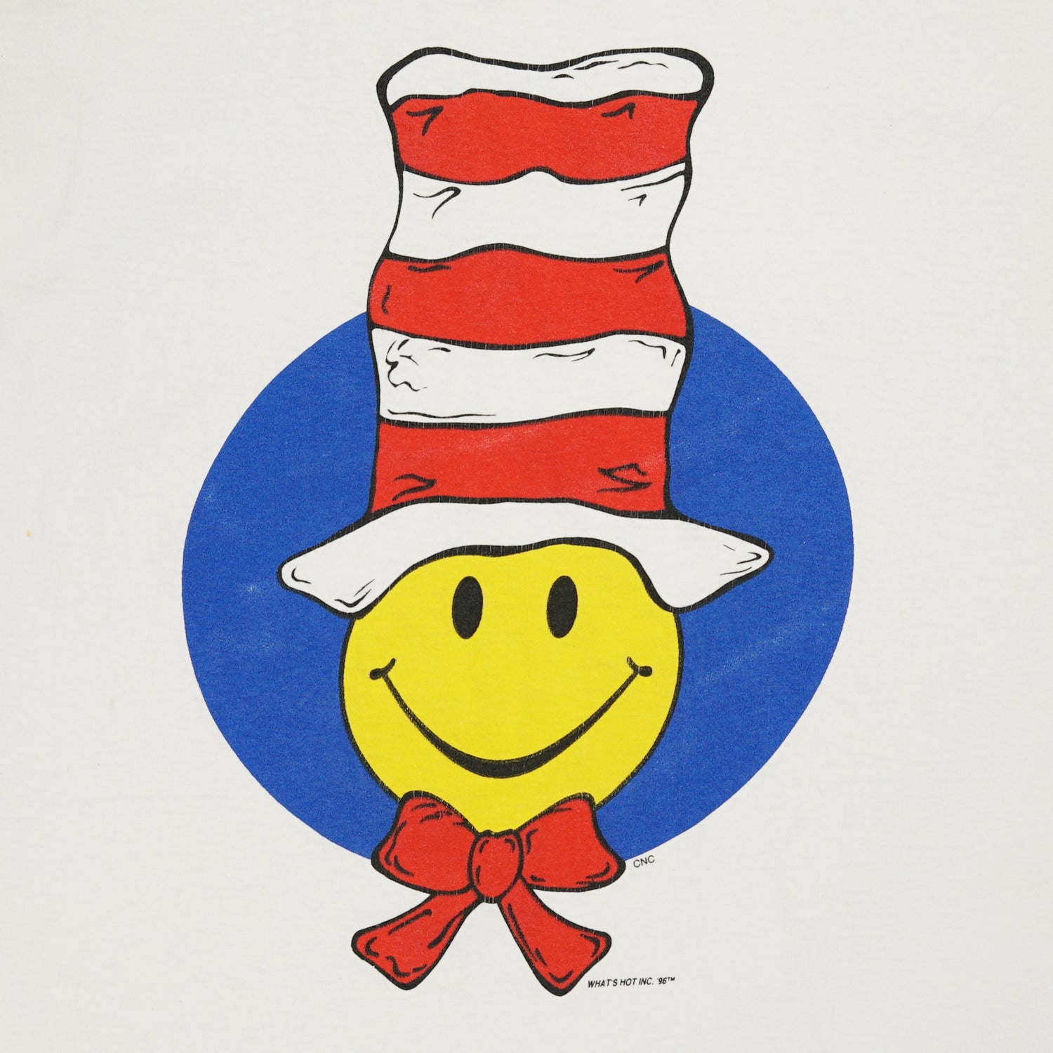 1996 smiley face Cat in the Hat tee XL