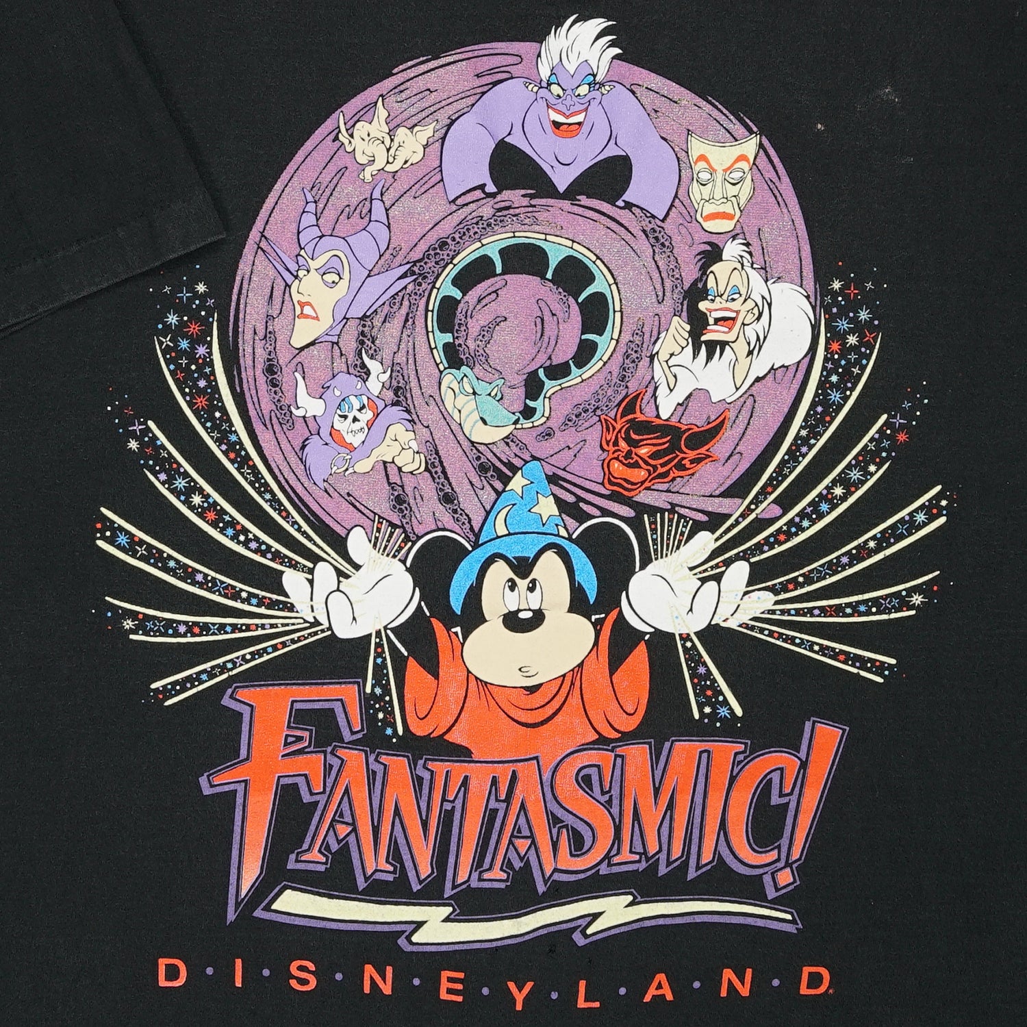 '90s Disneyland Fantasmic Villains tee L