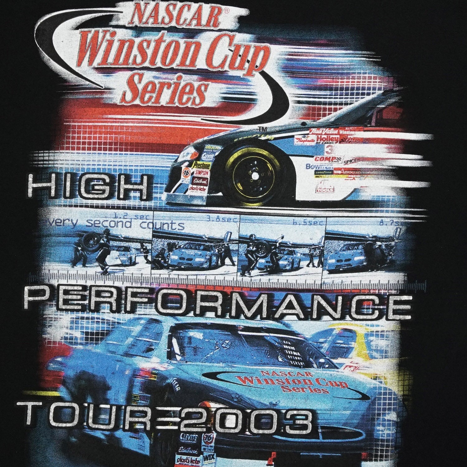 2003 Nascar Winston Cup series racing tee XL