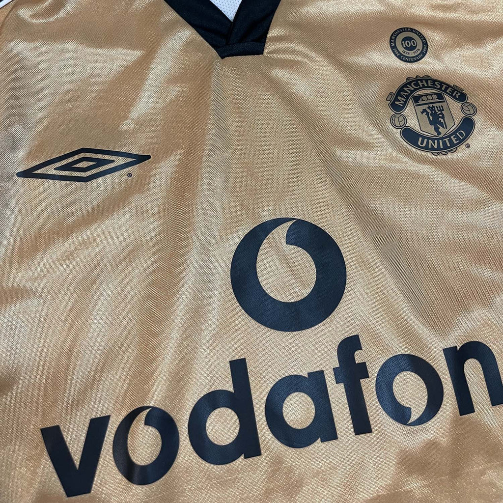 2002 Manchester United reversible jersey M