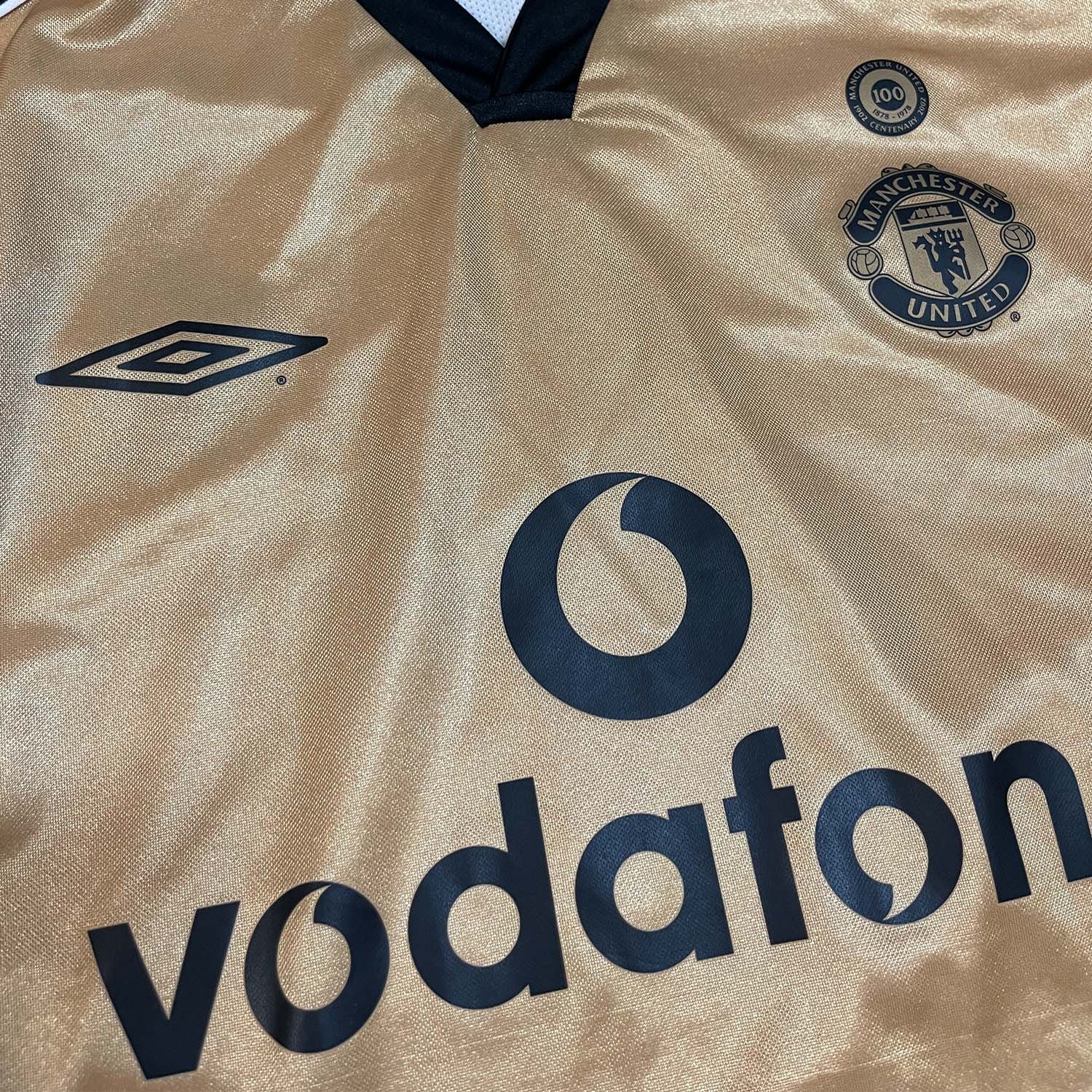 2002 Manchester United reversible jersey M