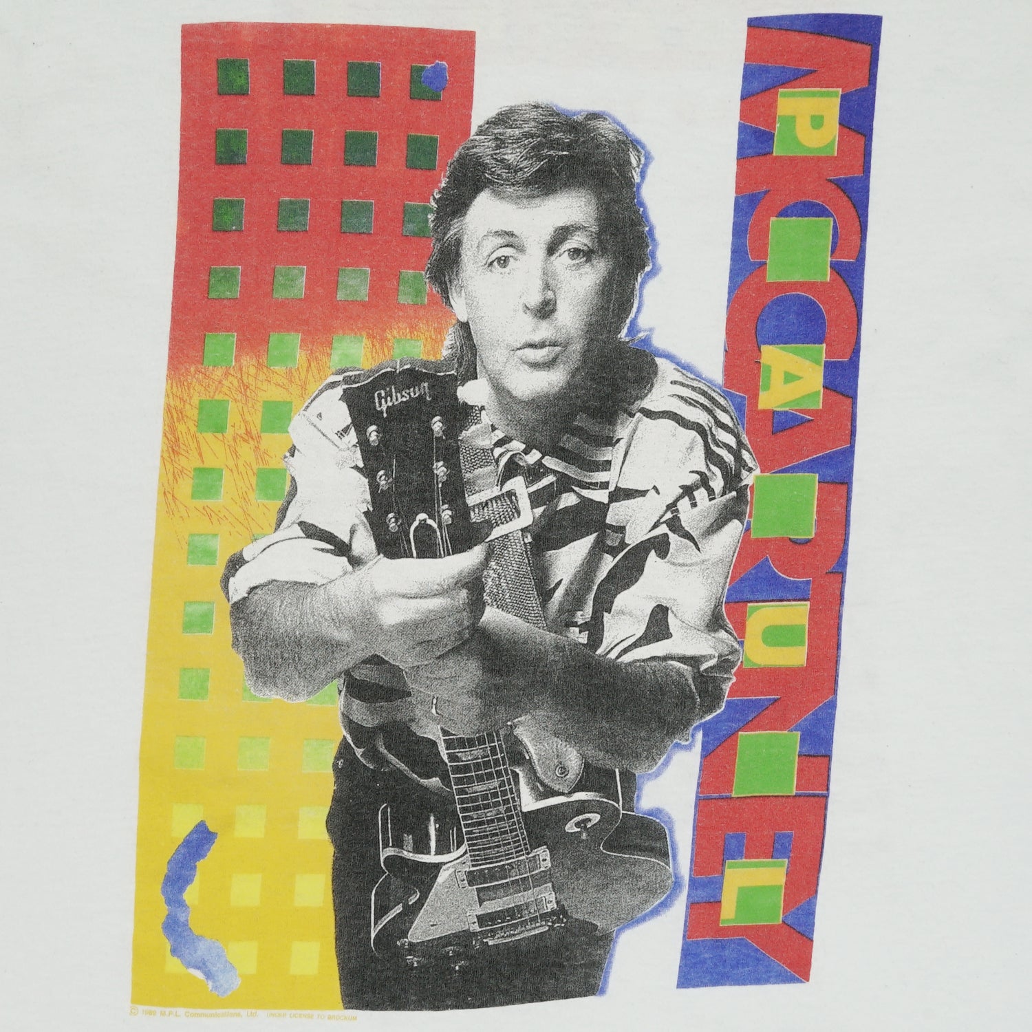1989/90 Paul McCartney world tour tee L