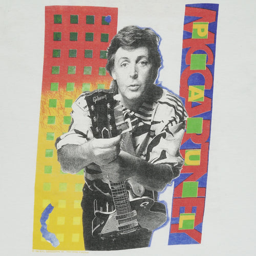 1989/90 Paul McCartney world tour tee L