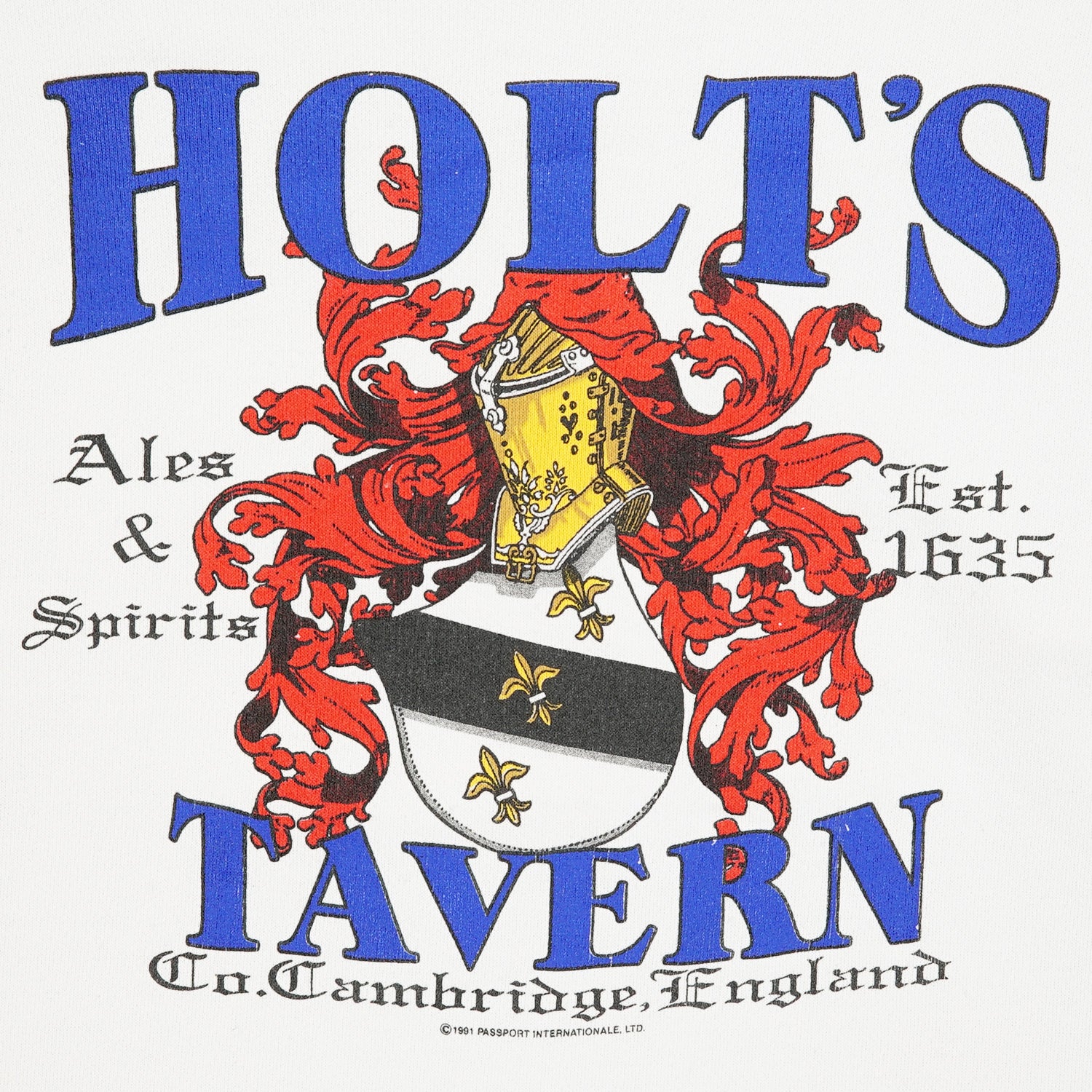 1991 Holt's Tavern Cambridge England crewneck L