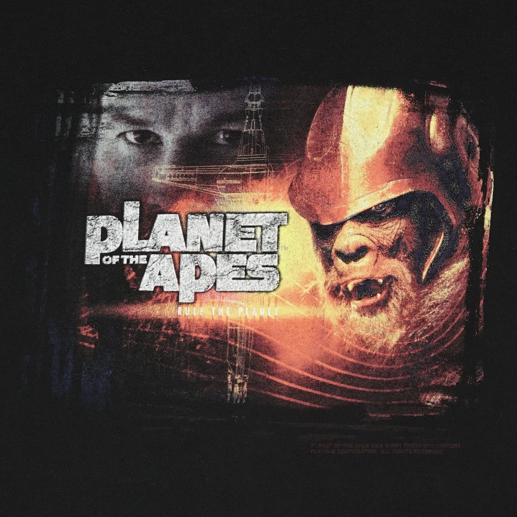 2001 Planet of the Apes movie promo tee XL
