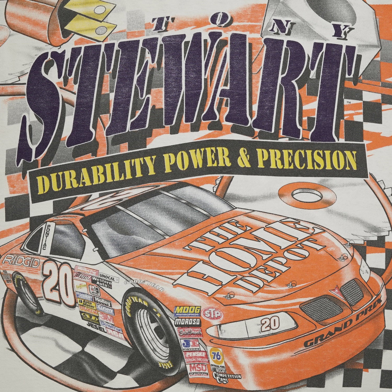 1999 Tony Stewart Home Depot racing tee XL